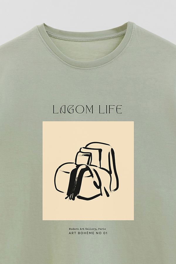 REMERA BASICA ESTAMPADA BOHEME 1