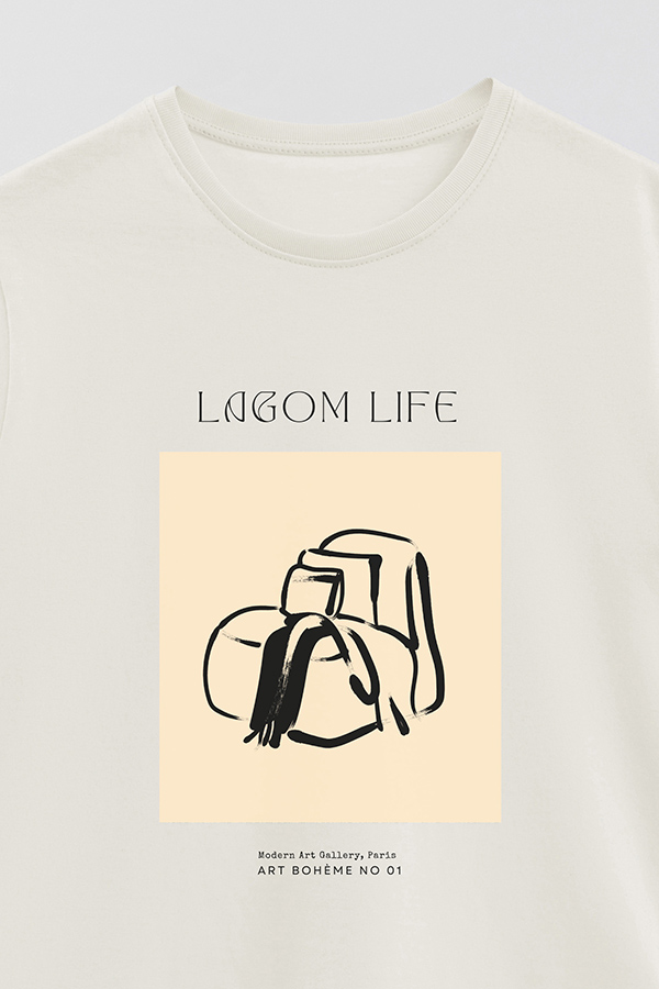 REMERA BASICA ESTAMPADA BOHEME 1