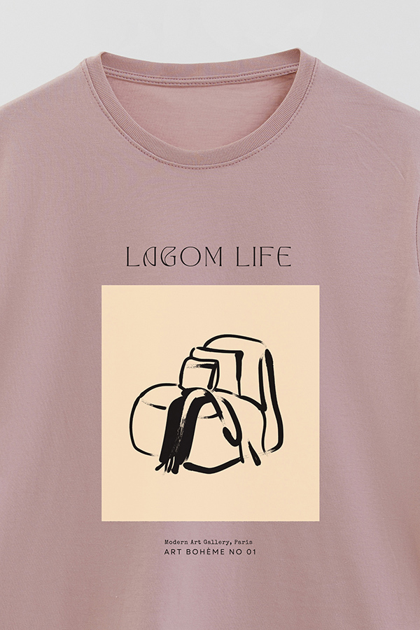 REMERA BASICA ESTAMPADA BOHEME 1