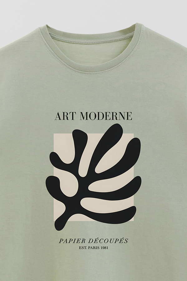 REMERA BASICA ESTAMPADA ART MODERNE