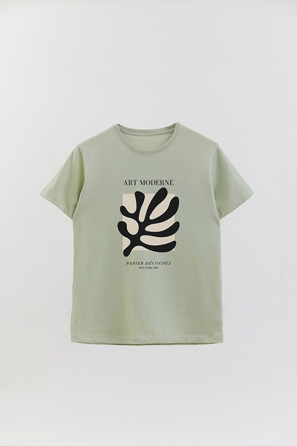 REMERA BASICA ESTAMPADA ART MODERNE