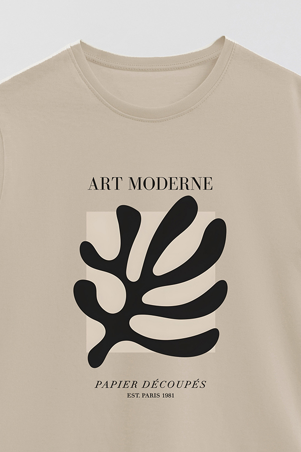 REMERA BASICA ESTAMPADA ART MODERNE