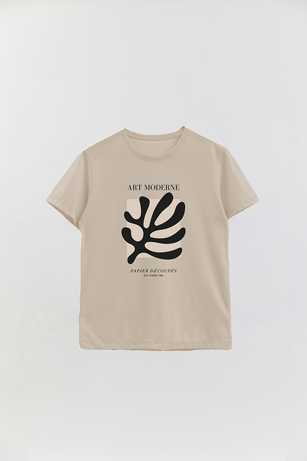REMERA BASICA ESTAMPADA ART MODERNE