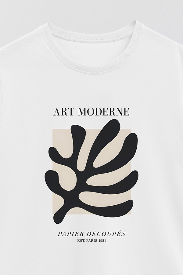 REMERA BASICA ESTAMPADA ART MODERNE