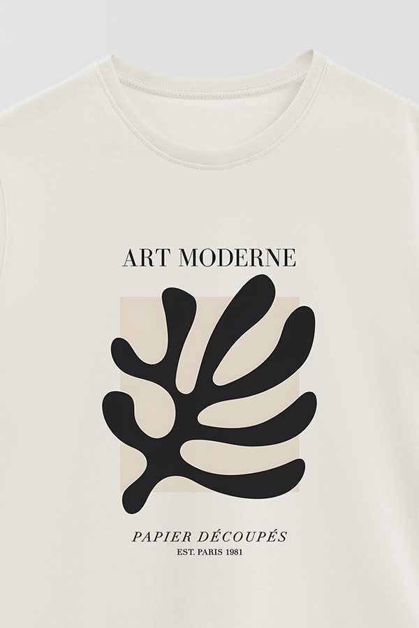 REMERA BASICA ESTAMPADA ART MODERNE