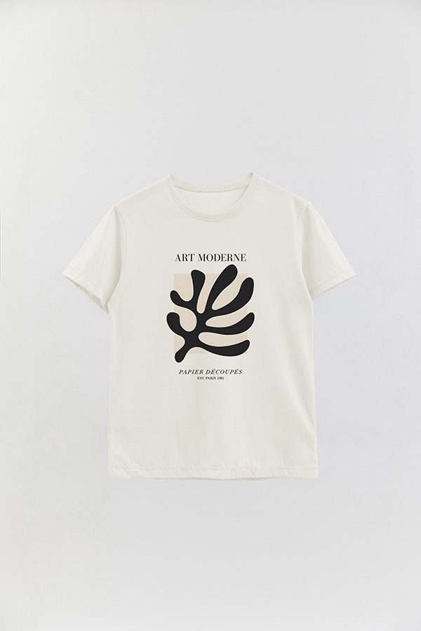 REMERA BASICA ESTAMPADA ART MODERNE