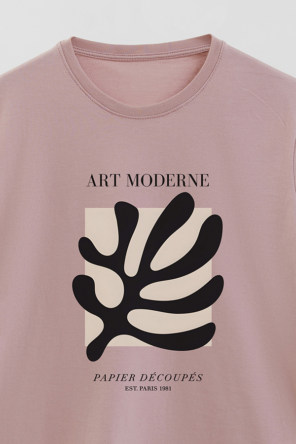 REMERA BASICA ESTAMPADA ART MODERNE