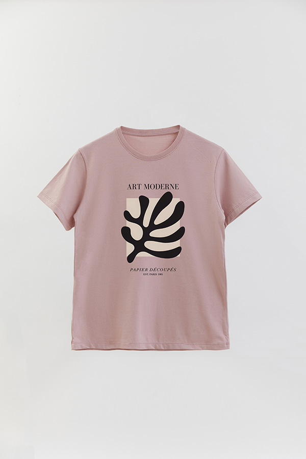 REMERA BASICA ESTAMPADA ART MODERNE