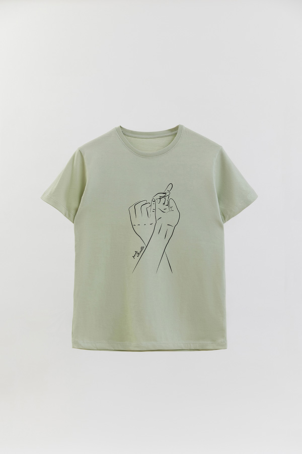 REMERA BASICA ESTAMPADA MNM SILHOUTTE 4