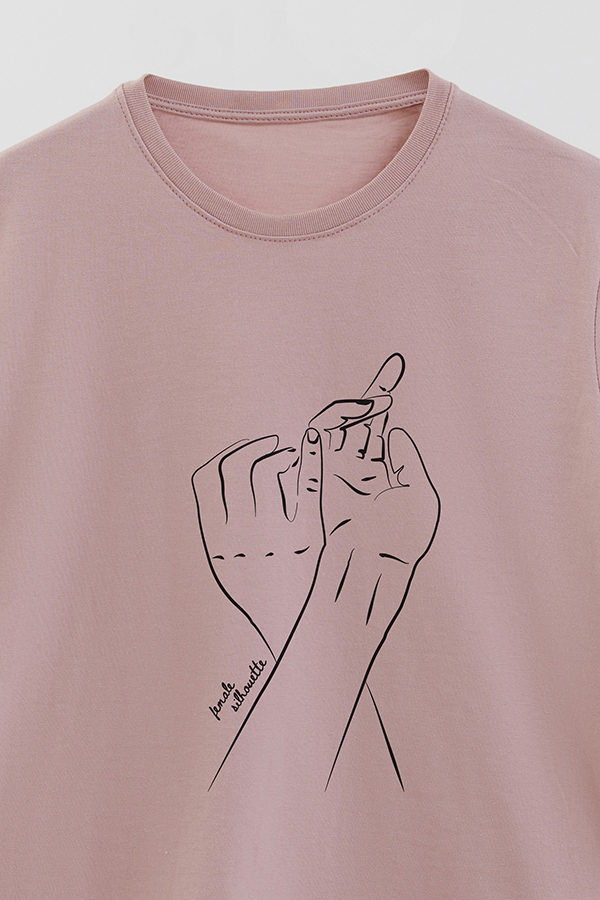 REMERA BASICA ESTAMPADA MNM SILHOUTTE 4