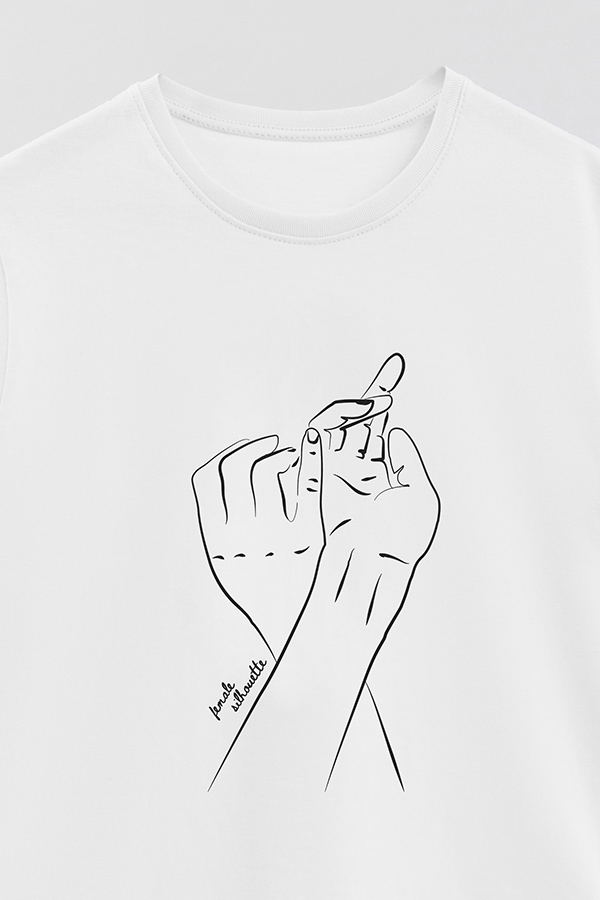 REMERA BASICA ESTAMPADA MNM SILHOUTTE 4