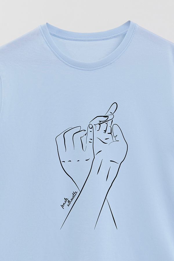 REMERA BASICA ESTAMPADA MNM SILHOUTTE 4