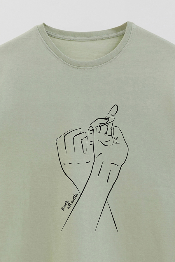 REMERA BASICA ESTAMPADA MNM SILHOUTTE 4