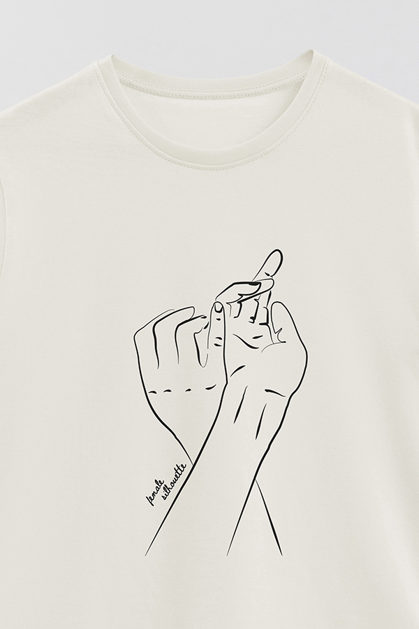 REMERA BASICA ESTAMPADA MNM SILHOUTTE 4