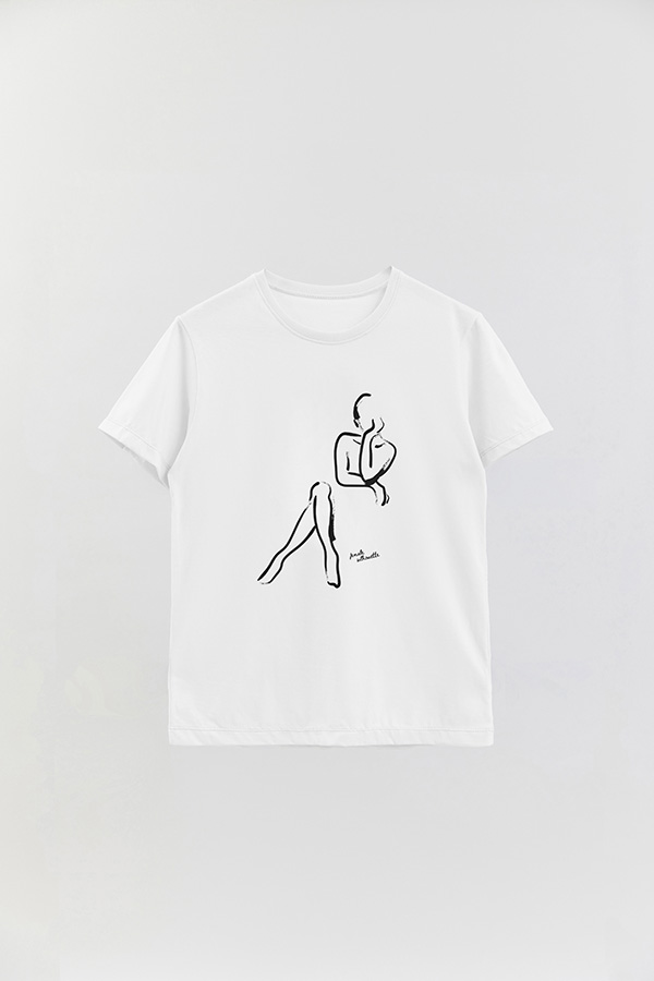 REMERA BASICA ESTAMPADA MNM SILHOUTTE 2