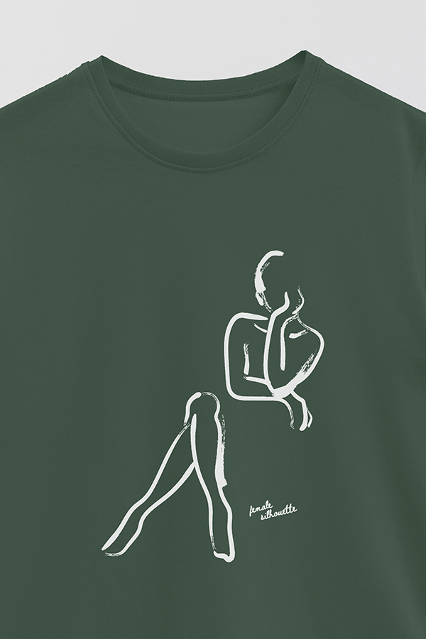 REMERA BASICA ESTAMPADA MNM SILHOUTTE 2