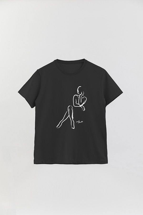 REMERA BASICA ESTAMPADA MNM SILHOUTTE 2