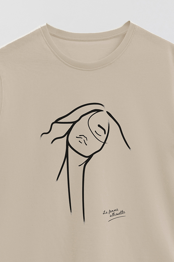 REMERA BASICA ESTAMPADA MNM SILHOUTTE 1