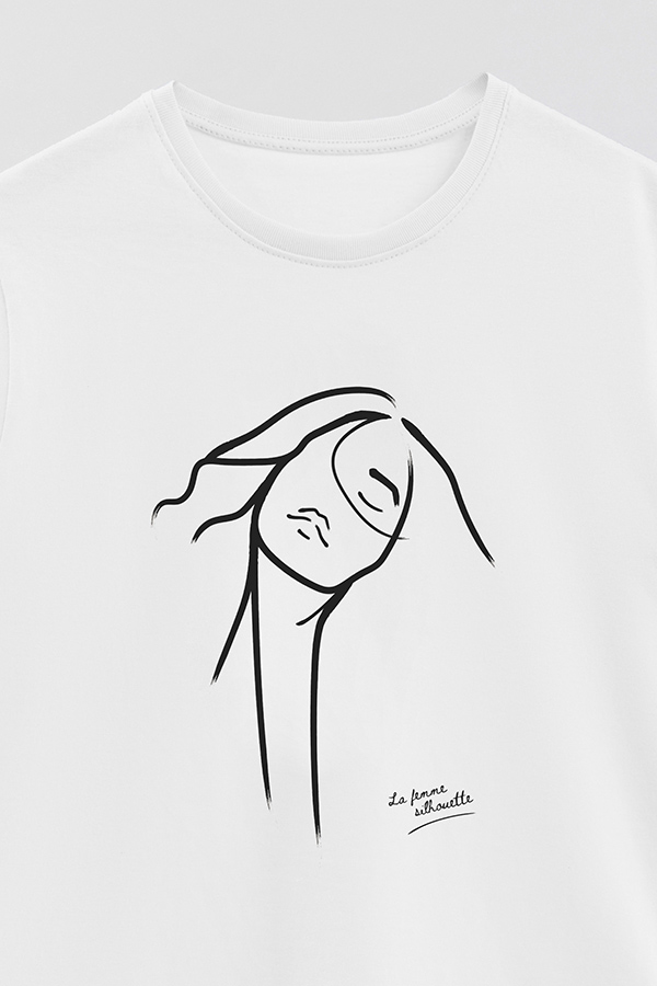 REMERA BASICA ESTAMPADA MNM SILHOUTTE 1