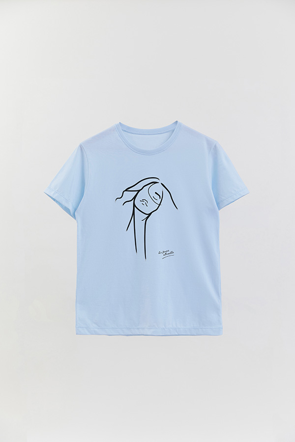 REMERA BASICA ESTAMPADA MNM SILHOUTTE 1