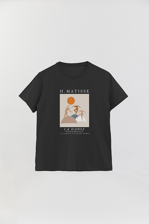REMERA BASICA ESTAMPADA ART COLLECTION MATISSE LA DANSE