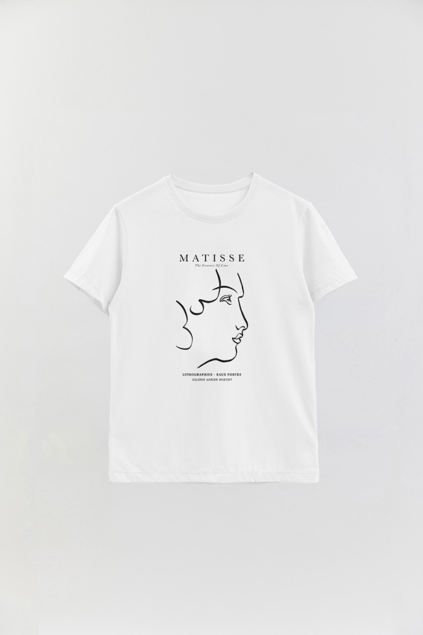 REMERA BASICA ESTAMPADA ART COLLECTION MATISSE ESSENCE