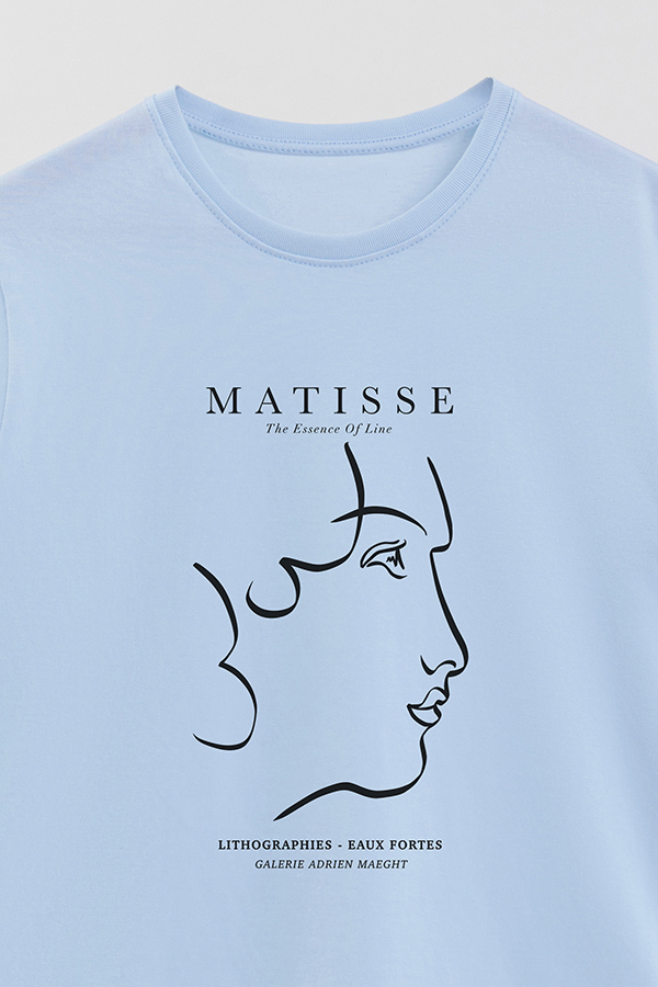 REMERA BASICA ESTAMPADA ART COLLECTION MATISSE ESSENCE