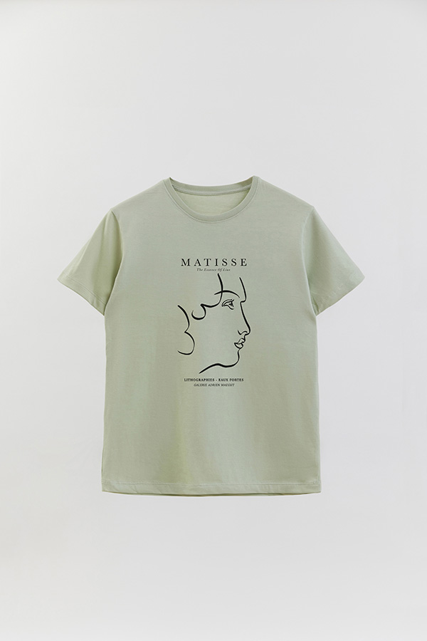 REMERA BASICA ESTAMPADA ART COLLECTION MATISSE ESSENCE