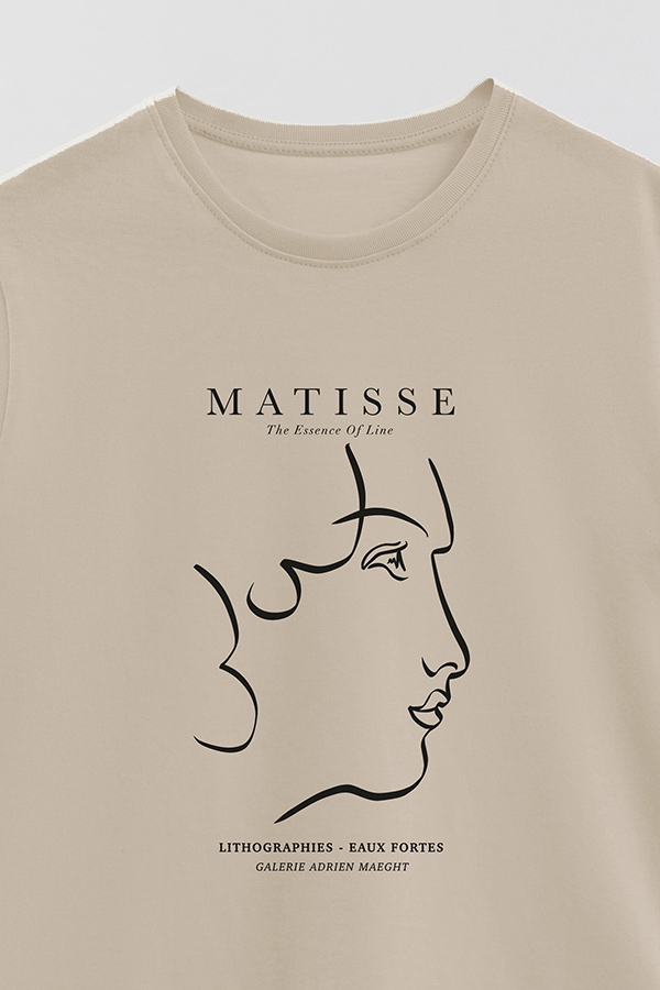 REMERA BASICA ESTAMPADA ART COLLECTION MATISSE ESSENCE