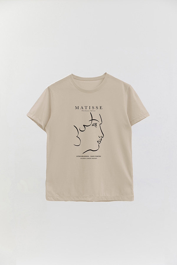REMERA BASICA ESTAMPADA ART COLLECTION MATISSE ESSENCE