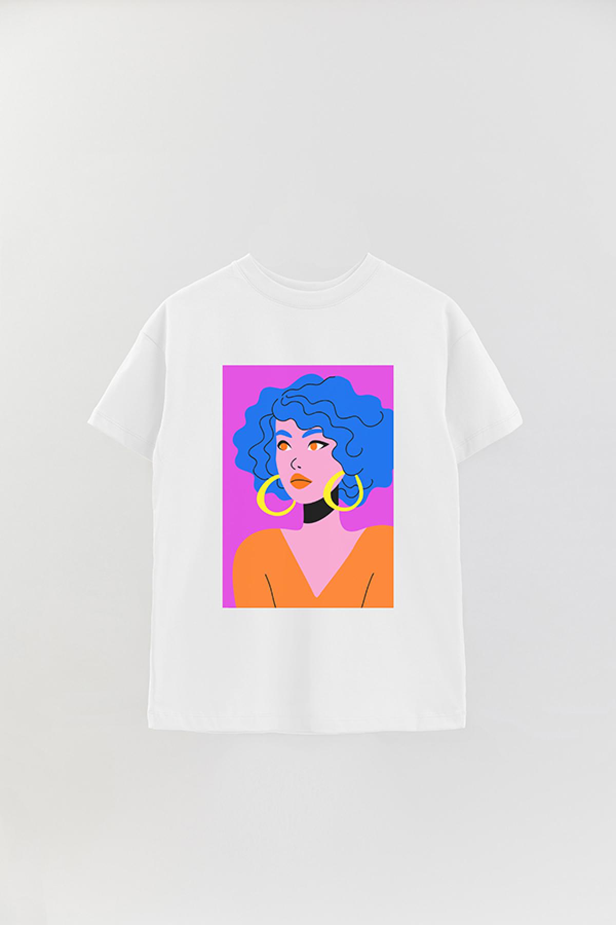REMERA OVER ESTAMPADA W TRENDY FASHION 3