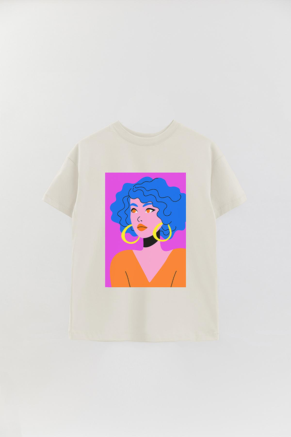 REMERA OVER ESTAMPADA W TRENDY FASHION 3
