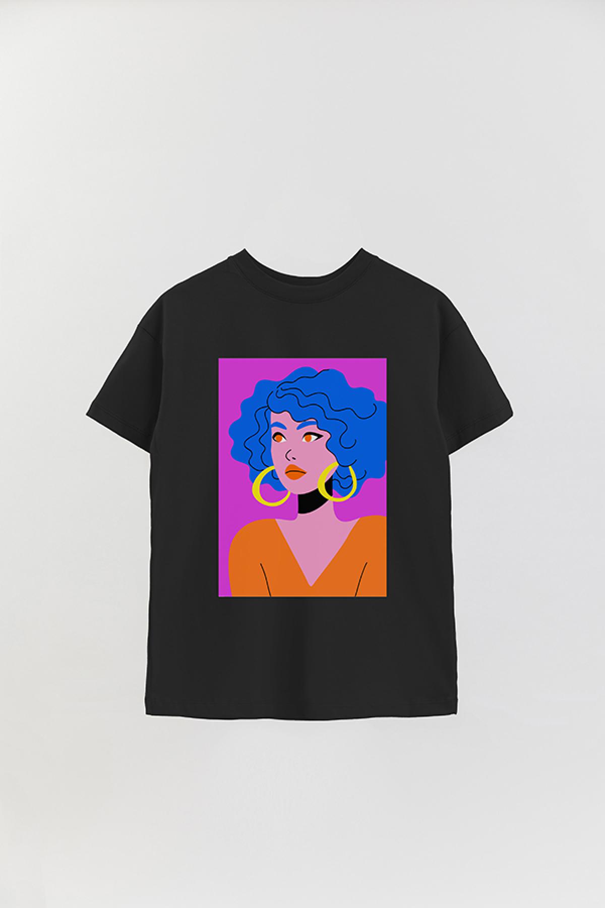 REMERA OVER ESTAMPADA W TRENDY FASHION 3