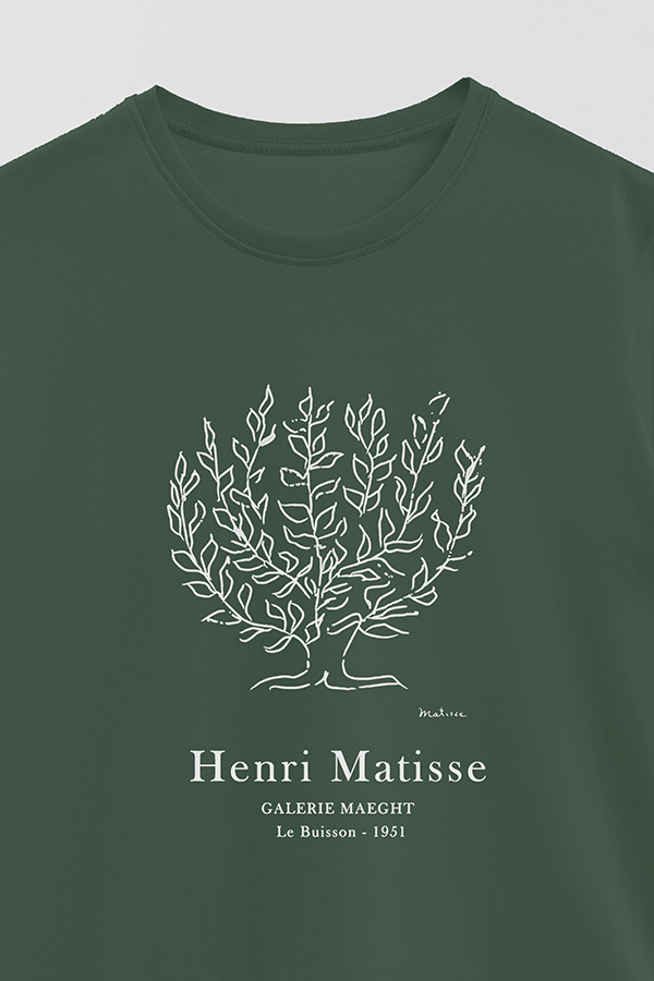 REMERA BASICA ESTAMPADA ART COLLECTION MATISSE BOUISSON