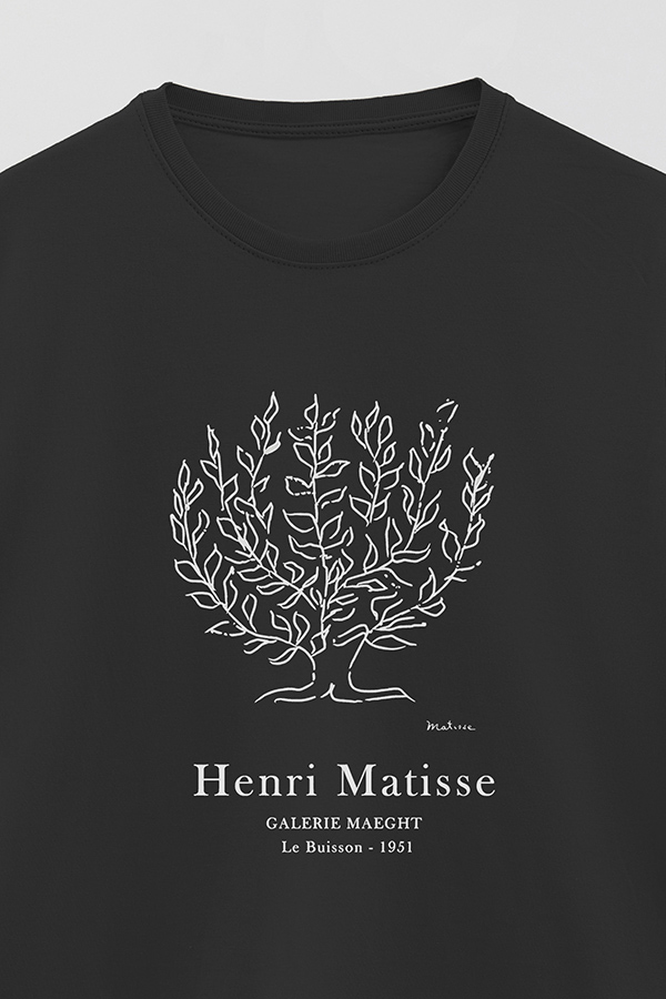 REMERA BASICA ESTAMPADA ART COLLECTION MATISSE BOUISSON