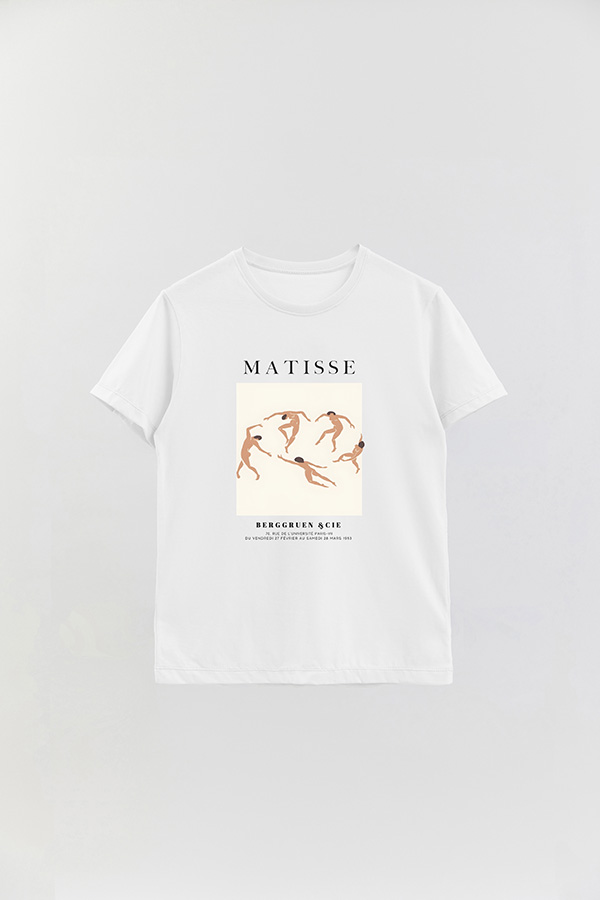 REMERA BASICA ESTAMPADA ART COLLECTION MATISSE BERGGRUEN