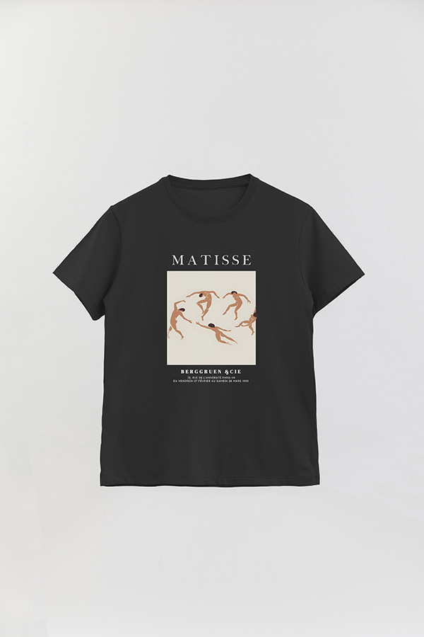 REMERA BASICA ESTAMPADA ART COLLECTION MATISSE BERGGRUEN