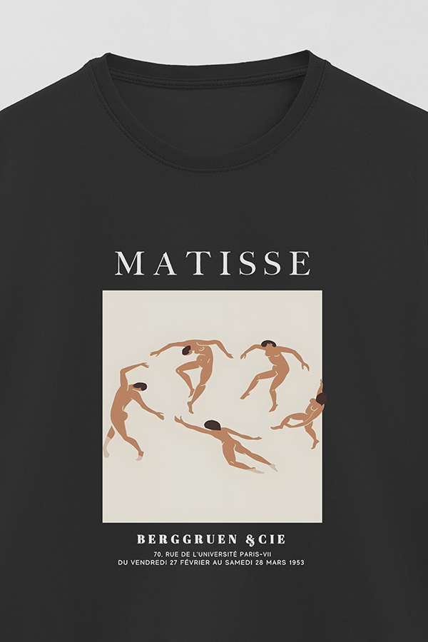 REMERA BASICA ESTAMPADA ART COLLECTION MATISSE BERGGRUEN