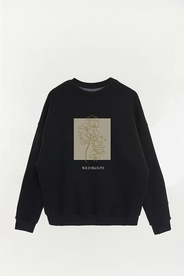 BUZO CREWNECK ESTAMPADO BT WILD BLOOM