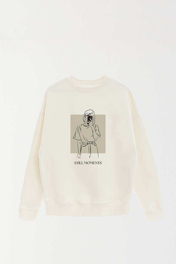 BUZO CREWNECK ESTAMPADO BT STILL MOMENTS