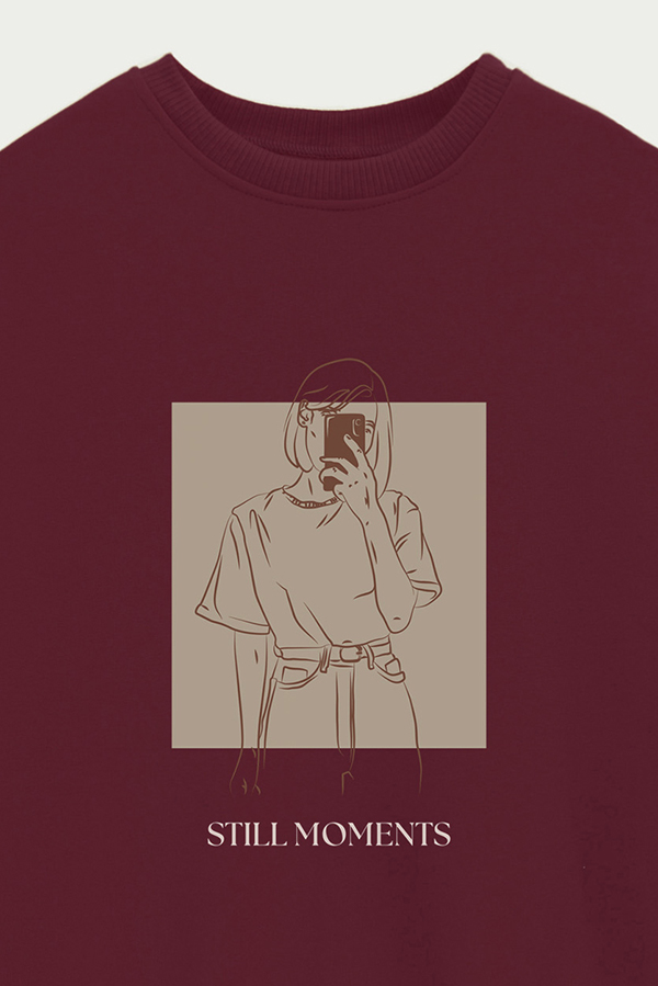 BUZO CREWNECK ESTAMPADO BT STILL MOMENTS