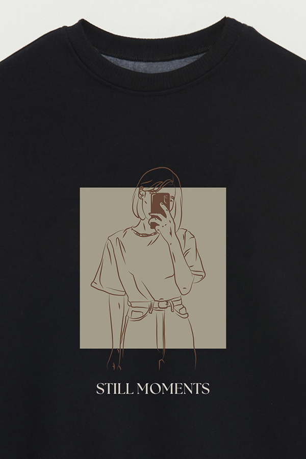 BUZO CREWNECK ESTAMPADO BT STILL MOMENTS