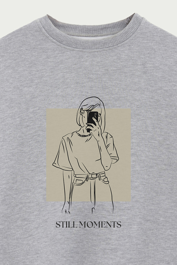 BUZO CREWNECK ESTAMPADO BT STILL MOMENTS