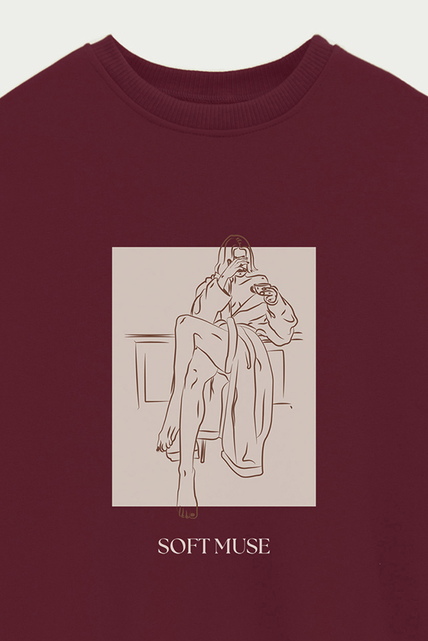 BUZO CREWNECK ESTAMPADO BT SOFT MUSE