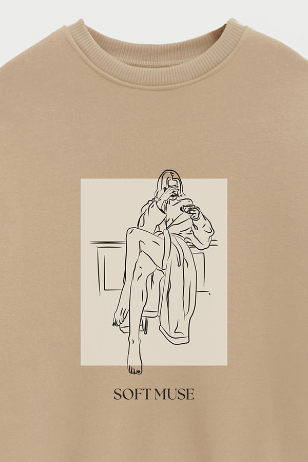 BUZO CREWNECK ESTAMPADO BT SOFT MUSE