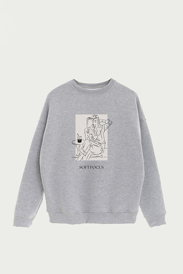 BUZO CREWNECK ESTAMPADO BT SOFT FOCUS