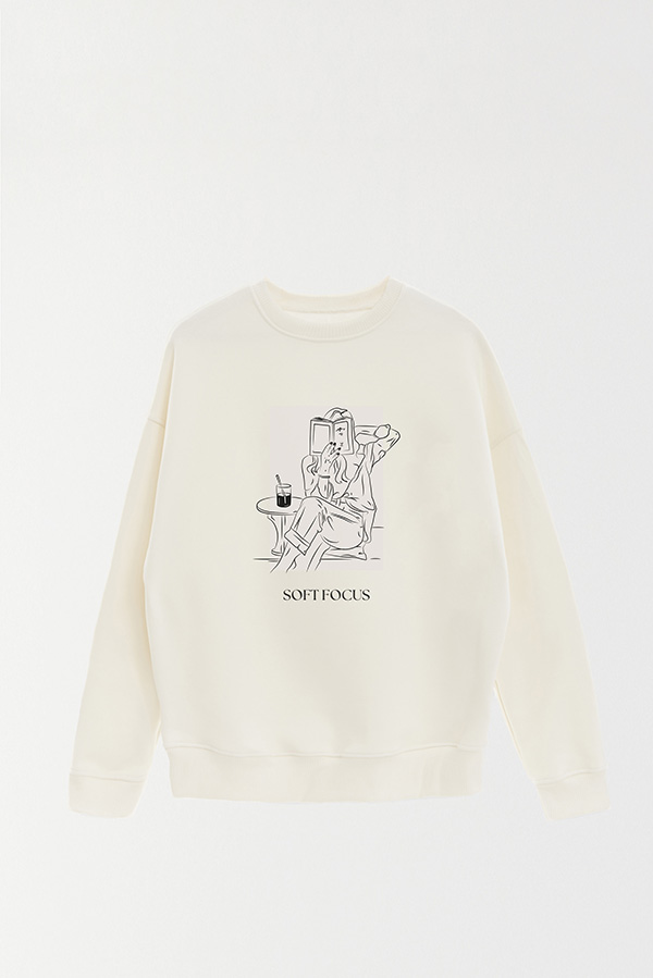 BUZO CREWNECK ESTAMPADO BT SOFT FOCUS