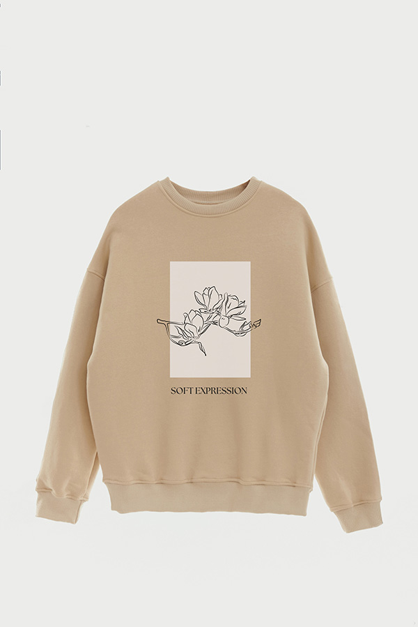 BUZO CREWNECK ESTAMPADO BT SOFT EXPRESSION