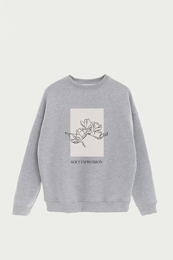 BUZO CREWNECK ESTAMPADO BT SOFT EXPRESSION