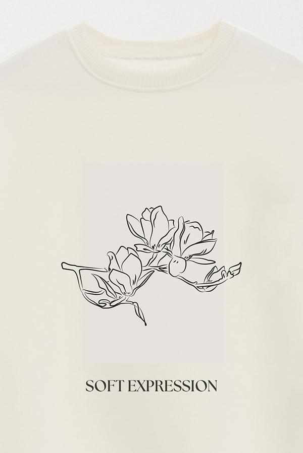 BUZO CREWNECK ESTAMPADO BT SOFT EXPRESSION